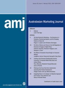 Modern academic journal cover